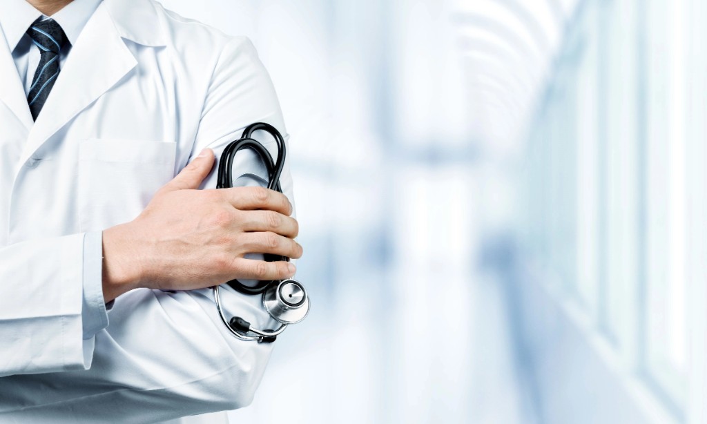 Doctor ready to create a professional account